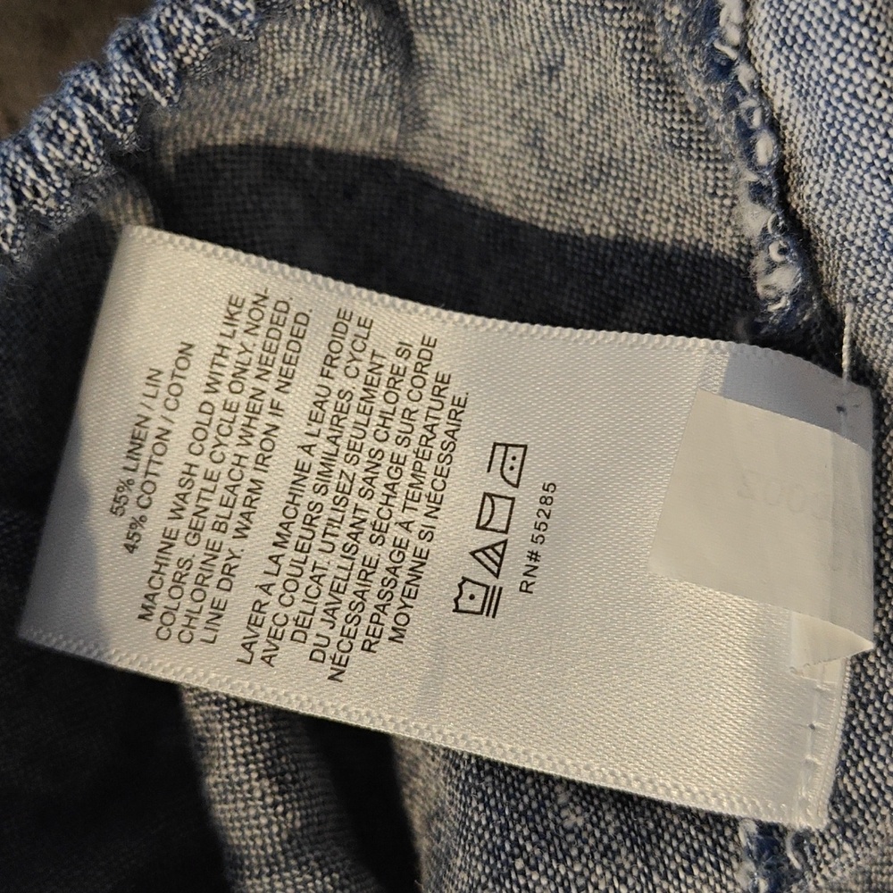 Express Gray Ruffle Crop Top - Picture 6 of 7